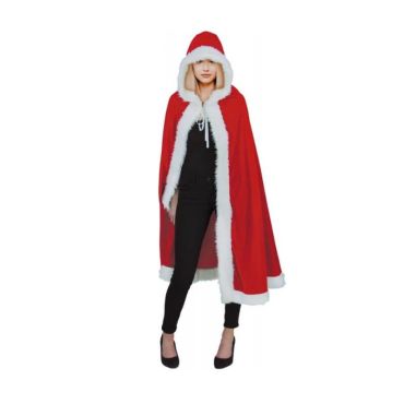 cape de Noël pour femme velours et peluche cape de Noël pour femme velours et peluche