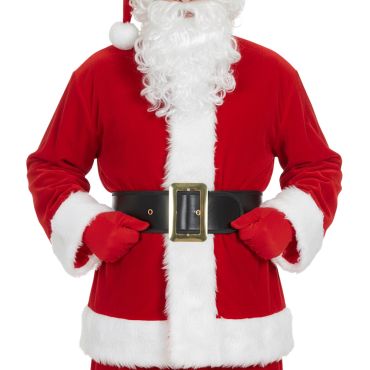 Ceinture de Père Noël en velours rouge avec boucle dorée | jourdefete.com Ceinture de Père Noël en velours rouge avec boucle dorée | jourdefete.com
