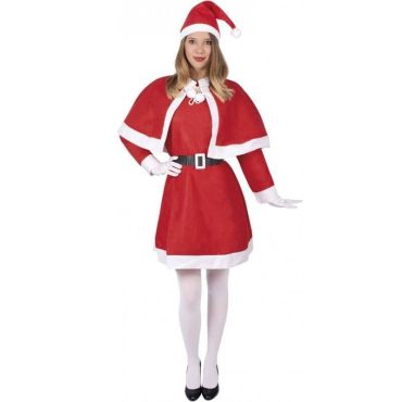 Déguisement de Mère Noël en feutrine pour femme taille unique | jourdefete.com Déguisement de Mère Noël en feutrine pour femme taille unique | jourdefete.com