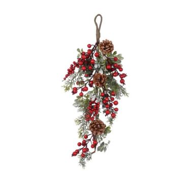grappe baies et pomme de pin en plastique noel | jourdefete.com grappe baies et pomme de pin en plastique noel | jourdefete.com