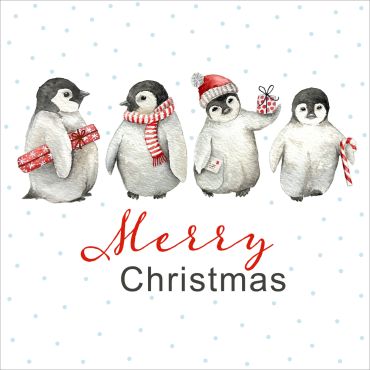 Serviettes de Noël avec petits pingouins mignons, cadeaux et friandises 33x33 cm Penguin Kids | jourdefete.com Serviettes de Noël avec petits pingouins mignons, cadeaux et friandises 33x33 cm Penguin Kids | jourdefete.com