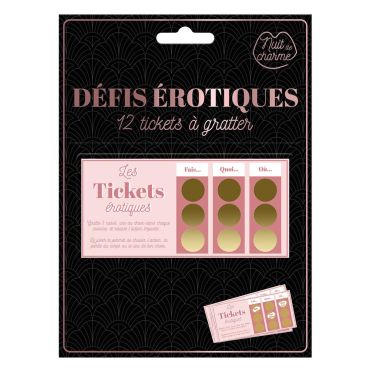 Tickets à gratter avec défis érotiques pour soirées sensuelles | jourdefete.com Tickets à gratter avec défis érotiques pour soirées sensuelles | jourdefete.com