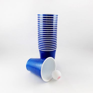 Gobelets "Beer Pong" x20 - Bleu