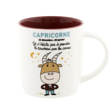 Mug Horoscope Capricorne - Derrière La Porte Mug Horoscope Capricorne - Derrière La Porte