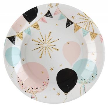 Lot de 10 Assiettes Paillettes | jourdefete.com Lot de 10 Assiettes Paillettes | jourdefete.com