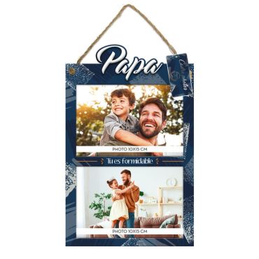 Mettez de belles photos dans cette plaque pour votre papa | jourdefete.com Mettez de belles photos dans cette plaque pour votre papa | jourdefete.com