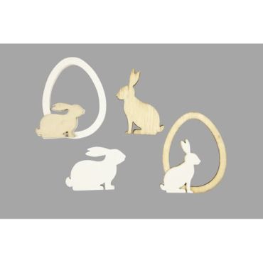 Lot décorations bois lapin et œuf pour table de Pâques | jourdefete.com Lot décorations bois lapin et œuf pour table de Pâques | jourdefete.com
