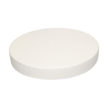 Cake Dummy en polystyrène rond de 35 x 5 cm, parfait pour pâtisserie et décoration | jourdefete.com
