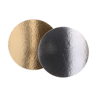 Plateaux à gâteaux ronds argent et or 35 cm pour une présentation élégante | jourdefete.com Plateaux à gâteaux ronds argent et or 35 cm pour une présentation élégante | jourdefete.com