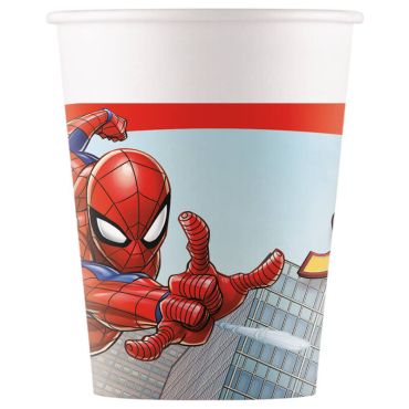 8 gobelets en carton spiderman | jourdefete.com 8 gobelets en carton spiderman | jourdefete.com