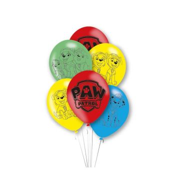6 ballons en latex pat patrouille | jourdefete.com 6 ballons en latex pat patrouille | jourdefete.com