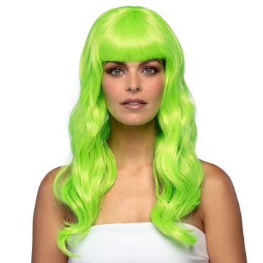 Perruque Femme Chic - Vert | jourdefete.com Perruque Femme Chic - Vert | jourdefete.com
