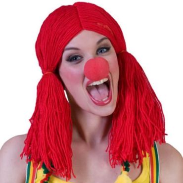 Perruque de Clown en Laine pour Femme Perruque de Clown en Laine pour Femme