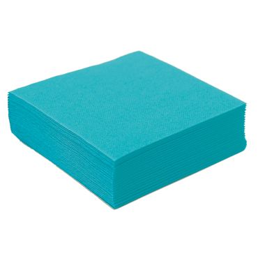 50 Petites Serviettes Microgaufrées - Turquoise 50 Petites Serviettes Microgaufrées - Turquoise