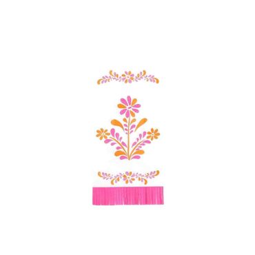 Serviettes à franges Pink Lemonade papier blanc framboise orange | jourdefete.com Serviettes à franges Pink Lemonade papier blanc framboise orange | jourdefete.com