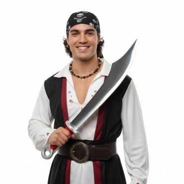 Épée de pirate 48 cm, accessoire de déguisement pirate | jourdefete.com Épée de pirate 48 cm, accessoire de déguisement pirate | jourdefete.com