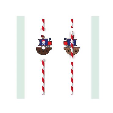 pailles pirates rouges et blanches | jourdefete.com pailles pirates rouges et blanches | jourdefete.com