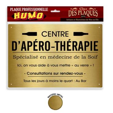 plaque professionnelle humoristique apéro | jourdefete.com plaque professionnelle humoristique apéro | jourdefete.com