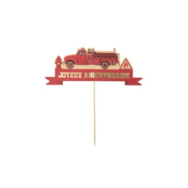 deco sur pique anniversaire pompier | jourdefete.com deco sur pique anniversaire pompier | jourdefete.com