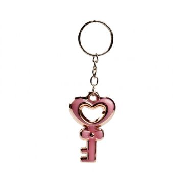 5 Porte-Clef Cœur Rose 5 Porte-Clef Cœur Rose