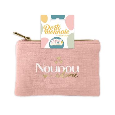 Porte-monnaie - Nounou Adorée | jourdefete.com Porte-monnaie - Nounou Adorée | jourdefete.com