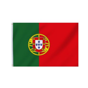 Drapeau du Portugal 90 x 150 cm vert rouge avec blason | jourdefete.com
