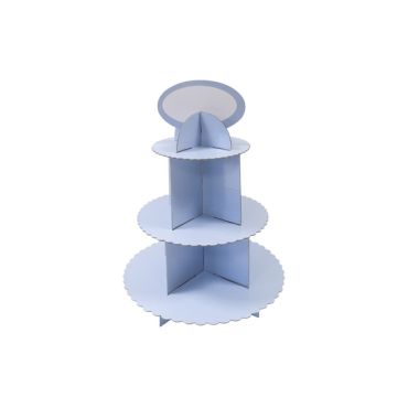 Présentoir à cupcakes 3 étages bleu ciel | jourdefete.com Présentoir à cupcakes 3 étages bleu ciel | jourdefete.com