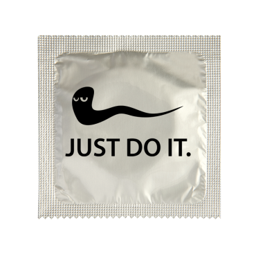Préservatif Humoristique "Just Do It" Préservatif Humoristique "Just Do It"