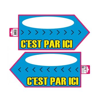 Panneau Flèche Directionnelle - Bleu Panneau Flèche Directionnelle - Bleu