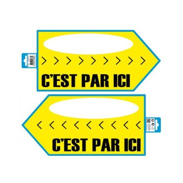 Panneau Flèche Directionnelle - Jaune Panneau Flèche Directionnelle - Jaune
