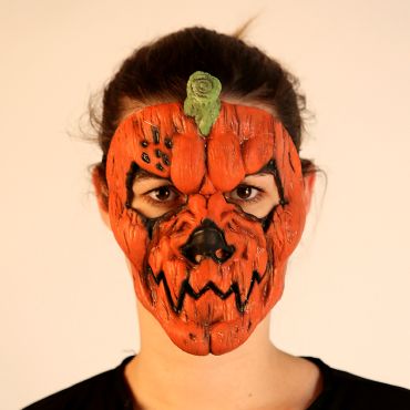 Masque en Latex de Citrouille Démoniaque Masque en Latex de Citrouille Démoniaque