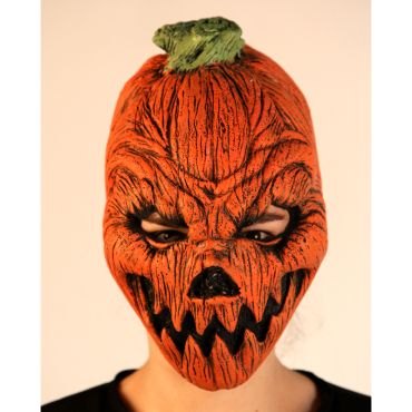 Masque Intégral en Latex de Citrouille Démoniaque Masque Intégral en Latex de Citrouille Démoniaque