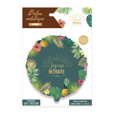 Ballon Métallique Rond - Joyeuse Retraite | jourdefete.com Ballon Métallique Rond - Joyeuse Retraite | jourdefete.com