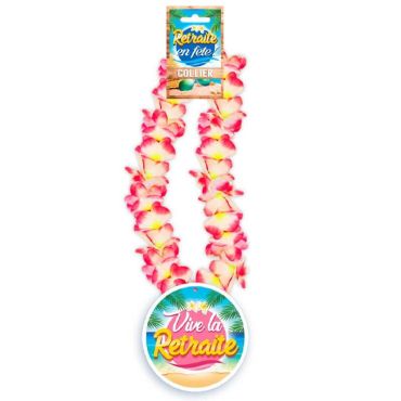 collier-fleurs-hawai-retraite | jourdefete.com