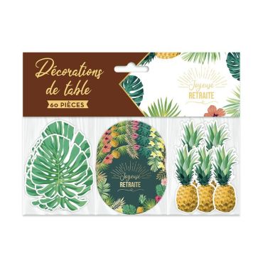 Sachet de 60 décorations de table pour retraite | jourdefete.com Sachet de 60 décorations de table pour retraite | jourdefete.com