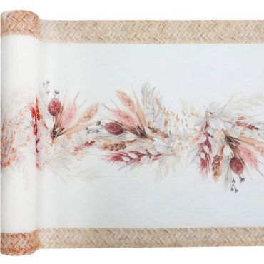 Chemin de table - 45 cm x 3 m - Romance Champêtre | jourdefete.com
