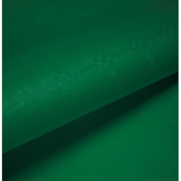 Rouleau de Nappe Damasse - Vert sapin 25 m | jourdefete.com