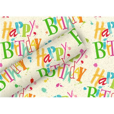Papier cadeau coloré avec motifs Happy Birthday | jourdefete.com Papier cadeau coloré avec motifs Happy Birthday | jourdefete.com