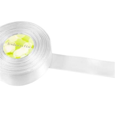 Ruban en Satin 25 mm - Blanc Ruban en Satin 25 mm - Blanc