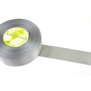 Ruban en Satin 25 mm - Gris Ruban en Satin 25 mm - Gris