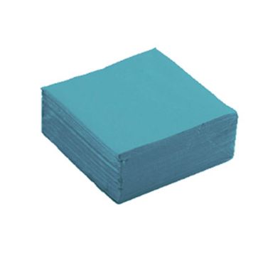 50 petites serviettes microgaufrées couleur bleu canard de 25 cm | jourdefete.com 50 petites serviettes microgaufrées couleur bleu canard de 25 cm | jourdefete.com