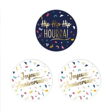 Sachet de 60 décorations de table - Joyeux Anniversaire - Collection Confettis | jourdefete.com Sachet de 60 décorations de table - Joyeux Anniversaire - Collection Confettis | jourdefete.com