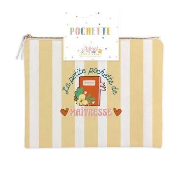 Pochette rayée "La Petite Pochette de Maîtresse" au design chic | jourdefete.com Pochette rayée "La Petite Pochette de Maîtresse" au design chic | jourdefete.com