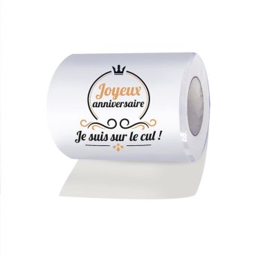 Papier Toilette Joyeux Anniversaire avec message humoristique | jourdefete.com