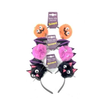 serre-tête-boule-poils-halloween | jourdefete.com serre-tête-boule-poils-halloween | jourdefete.com