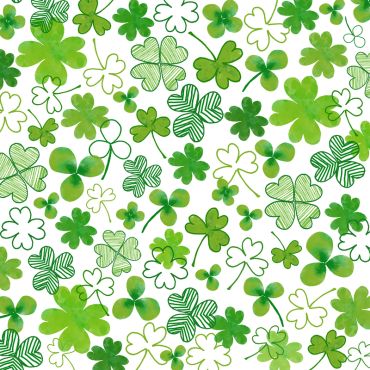 Serviette en papier motif trèfles verts chanceux | jourdefete.com Serviette en papier motif trèfles verts chanceux | jourdefete.com