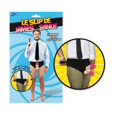 slip humoristique james bande | jourdefete.com