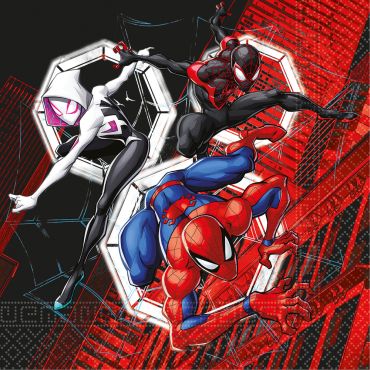 Serviettes Spider-Man avec Spider-Man, Ghost-Spider et Miles Morales | jourdefete.com Serviettes Spider-Man avec Spider-Man, Ghost-Spider et Miles Morales | jourdefete.com