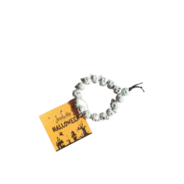 Bracelet de têtes de mort pour Halloween | jourdefete.com Bracelet de têtes de mort pour Halloween | jourdefete.com