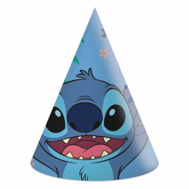 Chapeaux d'anniversaire Stitch en carton avec illustration de Stitch souriant | jourdefete.com Chapeaux d'anniversaire Stitch en carton avec illustration de Stitch souriant | jourdefete.com